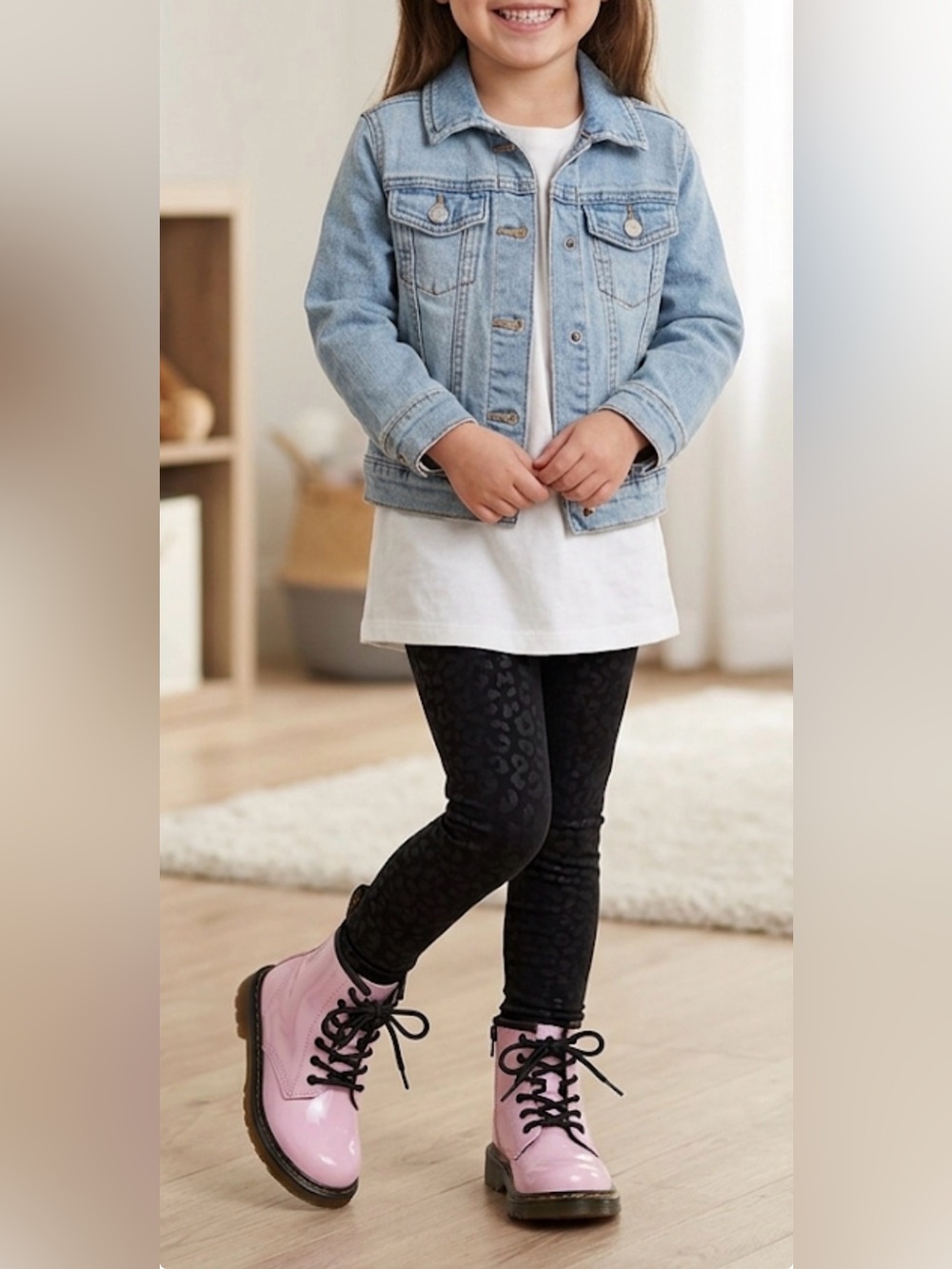 NEW Dr. Martens 1460 Patent Leather Boots in Pale Pink. - Picture 2 of 8
